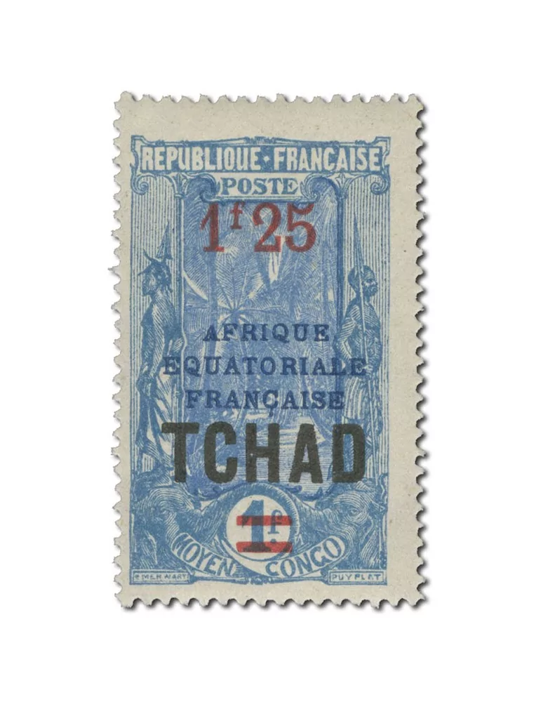 n° 47/56* - Timbre TCHAD Poste