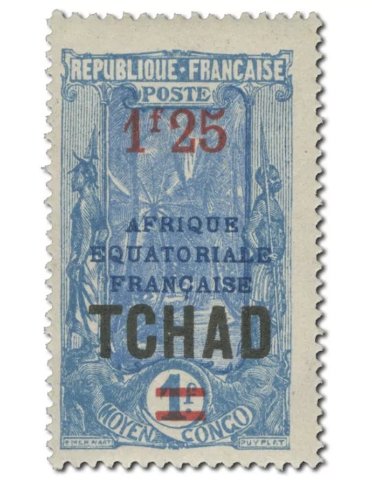 n° 47/56* - Timbre TCHAD Poste