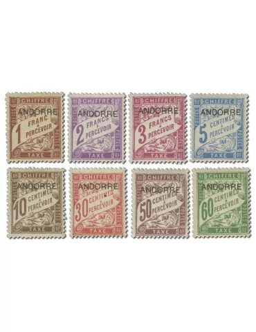n° 1/8* - Timbre ANDORRE Taxe