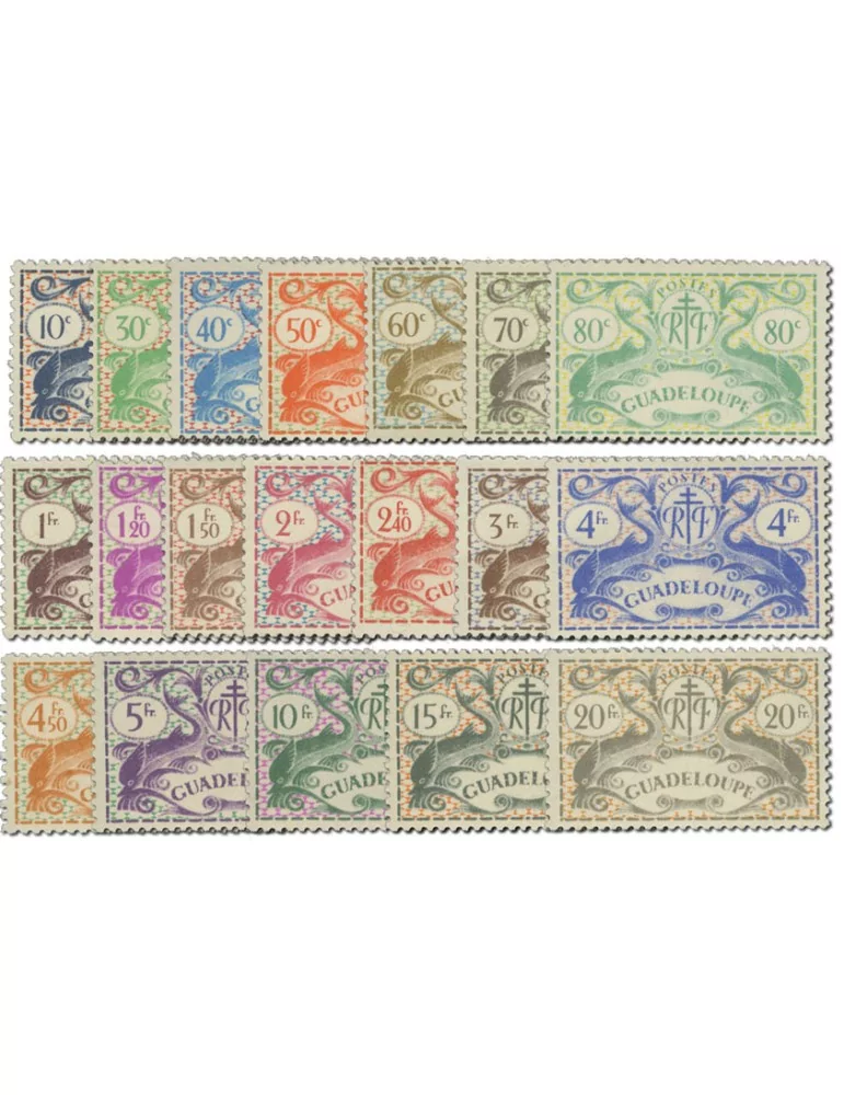 n° 178/196** - Timbre GUADELOUPE Poste