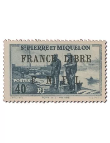 n° 255** - Timbre SAINT-PIERRE ET MIQUELON Poste