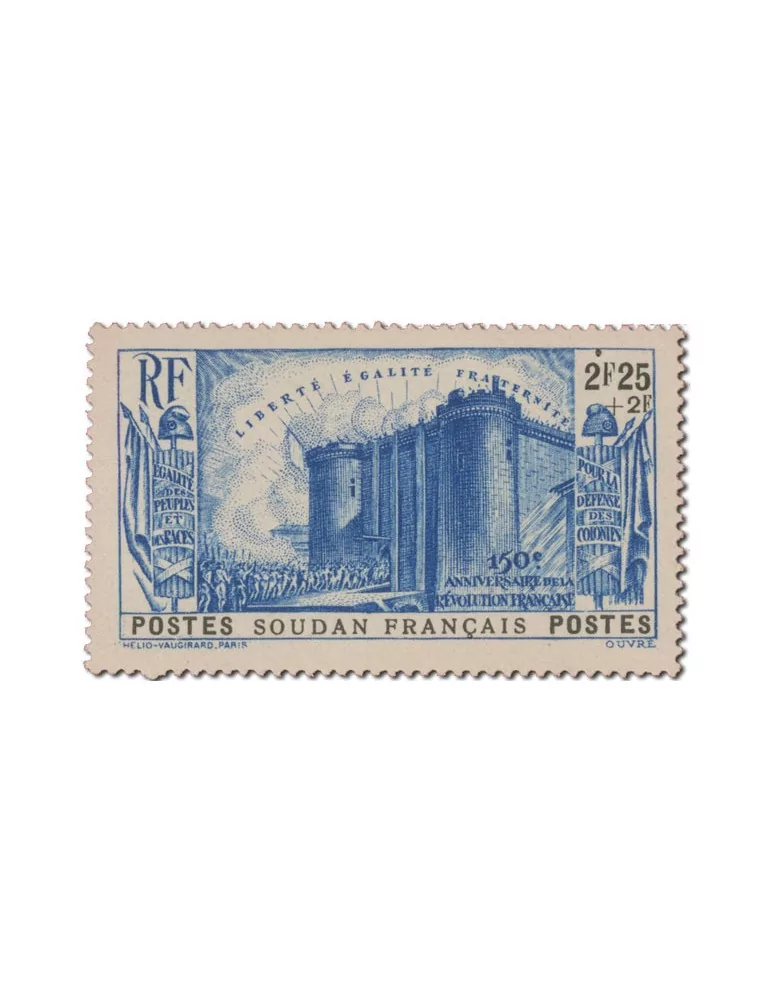 n° 105/109** - Timbre SOUDAN Poste