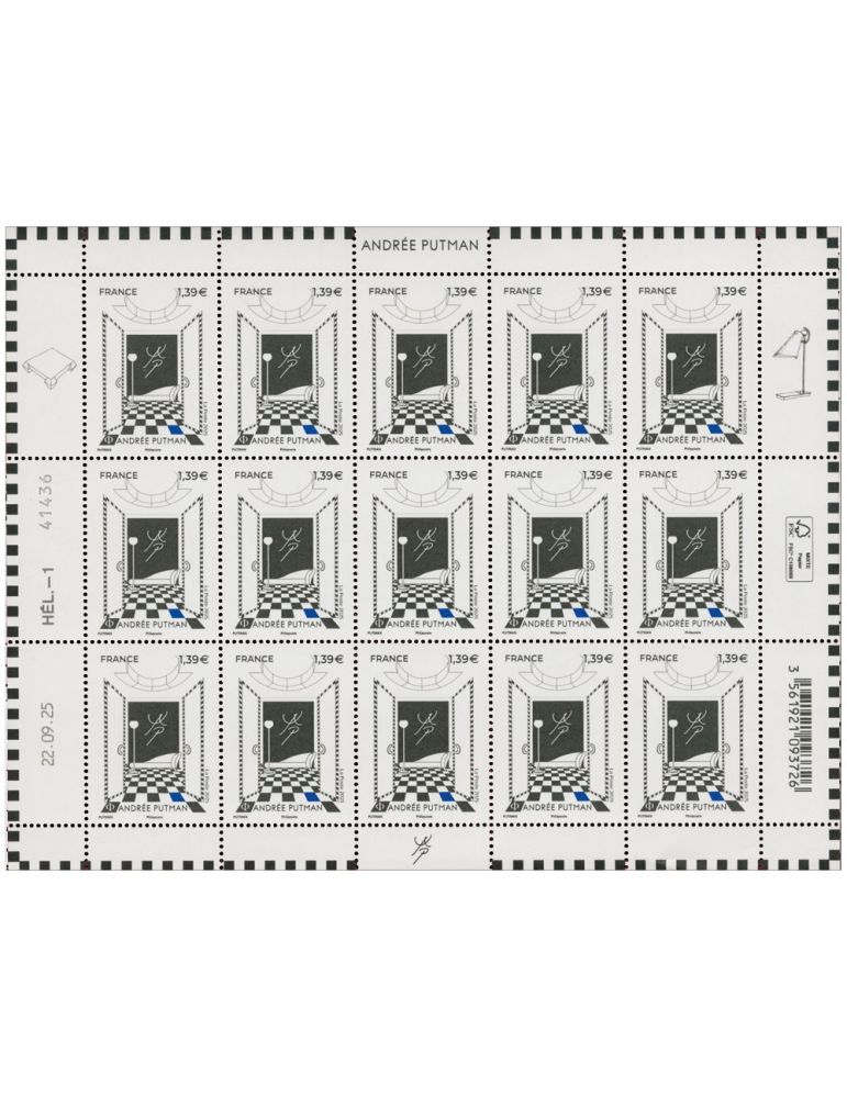 n° F204 - Timbre France Feuillets de France (n° 5916)