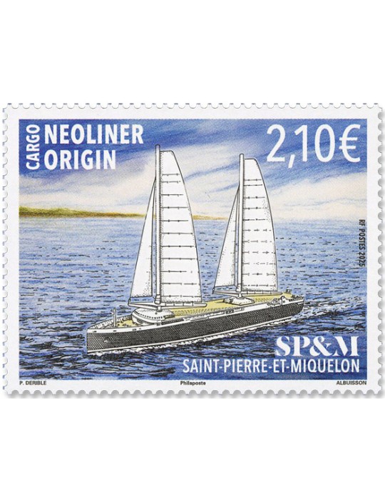 n° F1359 - Timbre Saint-Pierre et Miquelon Poste (BLOC CARGO NEOLINE - 12 25 111)