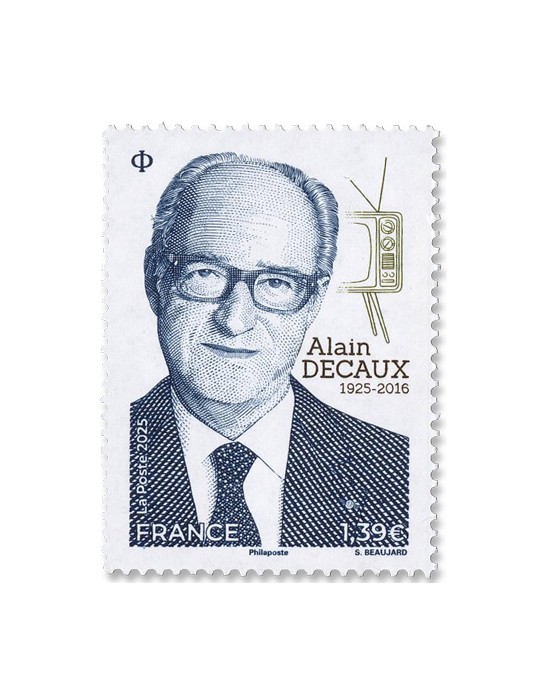 n° 5890 - Timbre FRANCE Poste (ALAIN DECAUX 1925-2016)