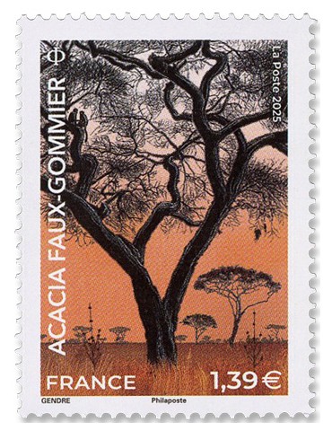 n° 5901 - Timbre FRANCE Poste (ACACIA FAUX GOMMIER)