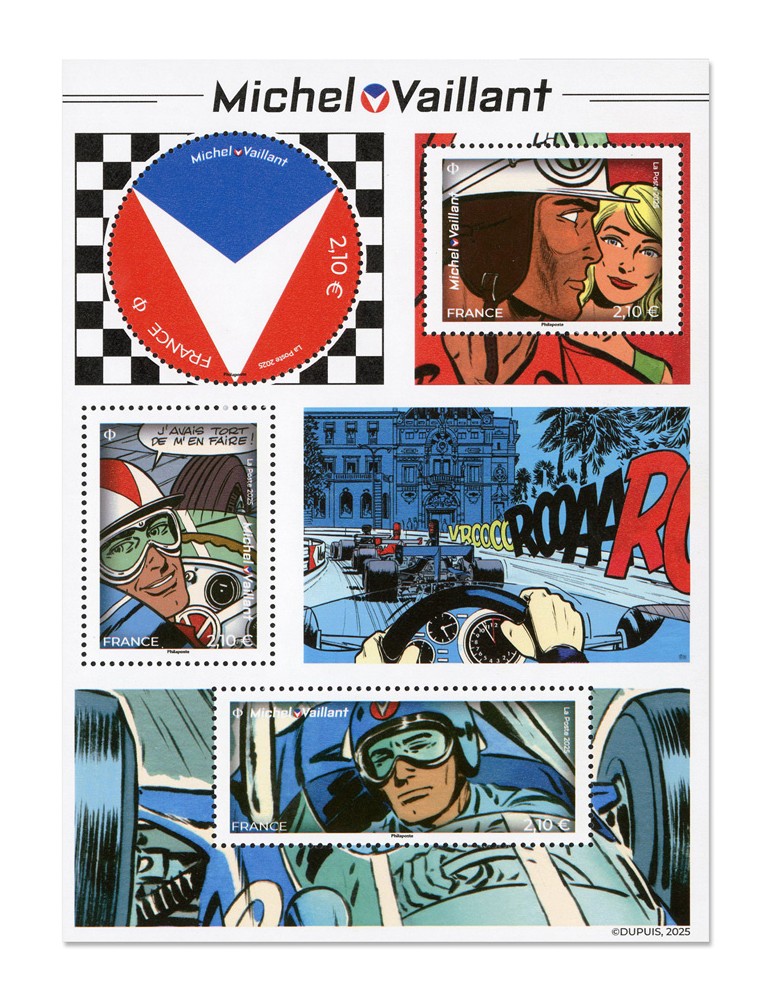 n° F5897 - Timbre FRANCE Poste (BLOC MICHEL VAILLANT)