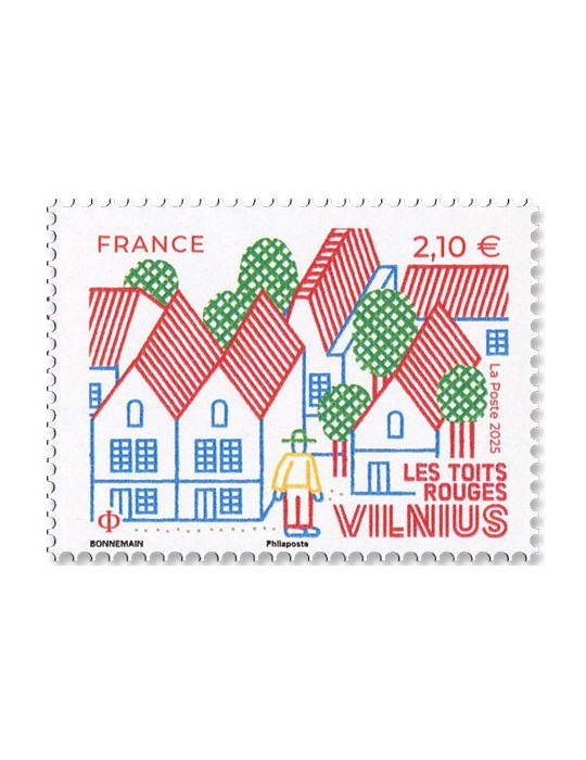 n° F5911 - Timbre FRANCE Poste (CAPITALES EUROPEENNES : VILNIUS)