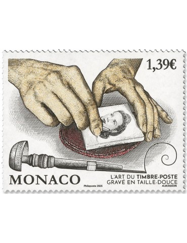 n° 3516 - Timbre MONACO Poste (L'ART DU TP GRAVE EN TAILLE DOUCE - 14 25 442)