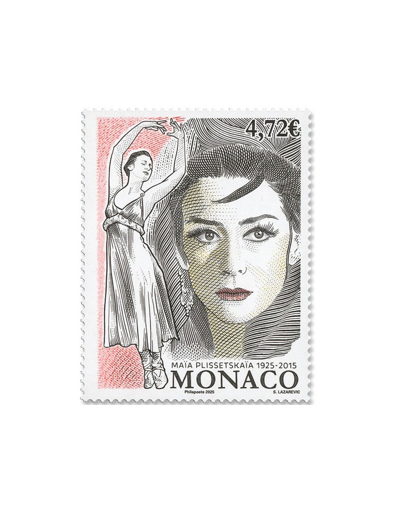 n° 3519 - Timbre MONACO Poste (100 ANS DE LA NAISSANCE DE MAIA PLISSETSKAIA - 14 25 425)