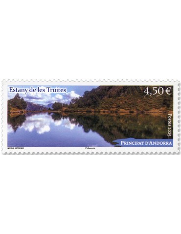 n° 934 - Timbre ANDORRE Poste (ETANG DES TRUITES)