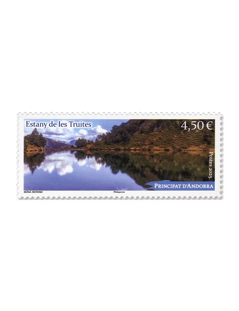 n° 934 - Timbre ANDORRE Poste (ETANG DES TRUITES)