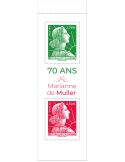 n° 1537 (n° 5926/5928) - Timbre France Carnets Divers (CARNET 70 ANS MARIANNE DE MULLER)
