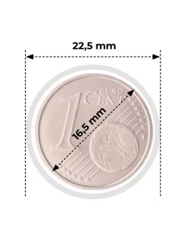 CAPSULES : 16.5 mm - POUR 1 CENT