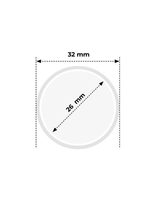 CAPSULES : 26 mm - POUR 2 EUROS