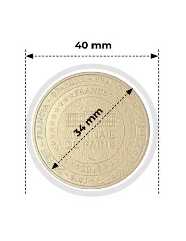 CAPSULES : 34 mm - POUR MEDAILLES SOUVENIRS