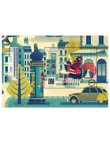 n° 7.4 - Timbre FRANCE Timbres Crypto