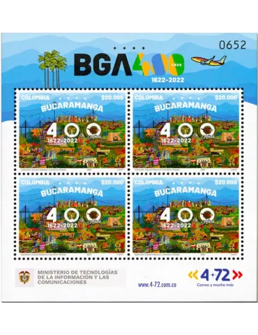 n° F2607 - Timbre COLOMBIE Poste