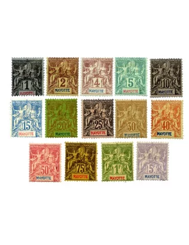 n° 1/14* - Timbre MAYOTTE Poste