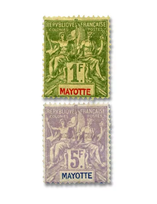 n° 1/14* - Timbre MAYOTTE Poste