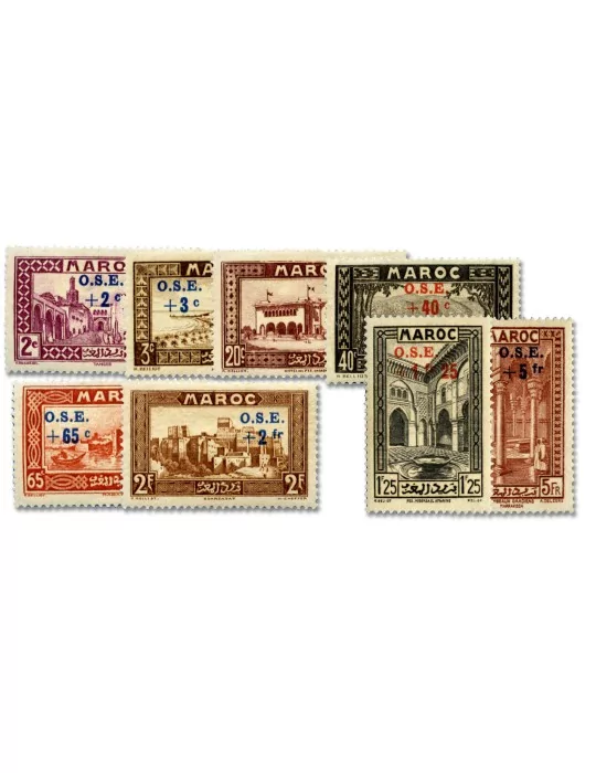 n° 153/160* - Timbre MAROC Poste