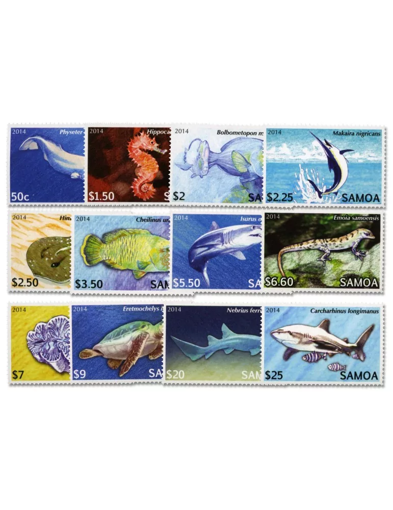 n° 1107/1118** - Timbre SAMOA Poste