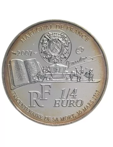 FRANCE : Monnaie 1/4 Euro VAUBAN (2007) 2