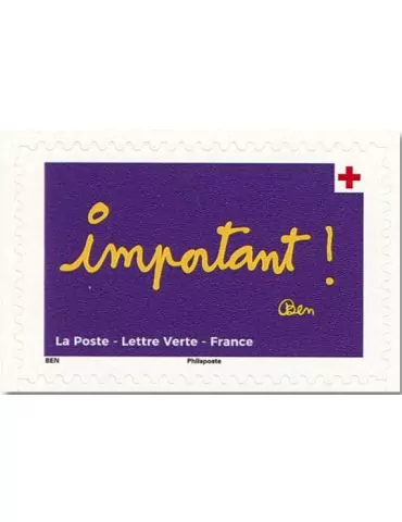 n° 2065 - Timbre France Carnets Croix-Rouge (2021) (BC1979) 2