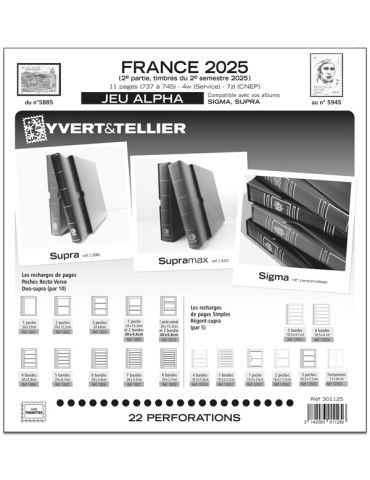 FRANCE ALPHA : 2025 - 2E SEMESTRE (JEUX SANS POCHETTES)