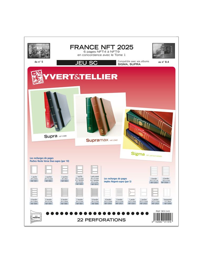 FRANCE NFT SC : 2025 - 2E SEMESTRE (JEUX AVEC POCHETTES)