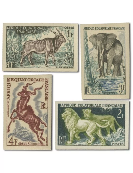 n° 238/241** ND - Timbre AEF Poste