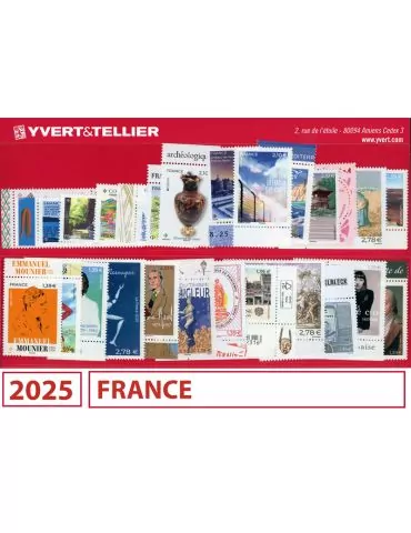 n° 5838/5945 - Timbre France Année complète (2025)