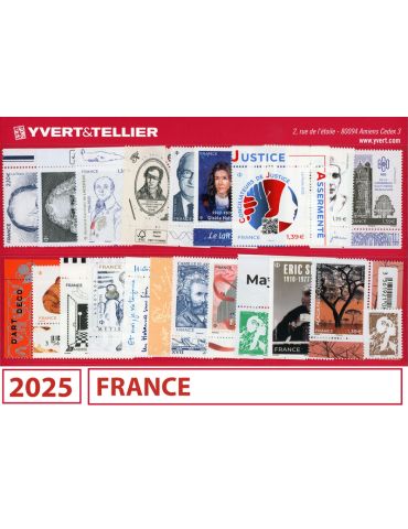 n° 5838/5945 - Timbre France Année complète (2025) 2