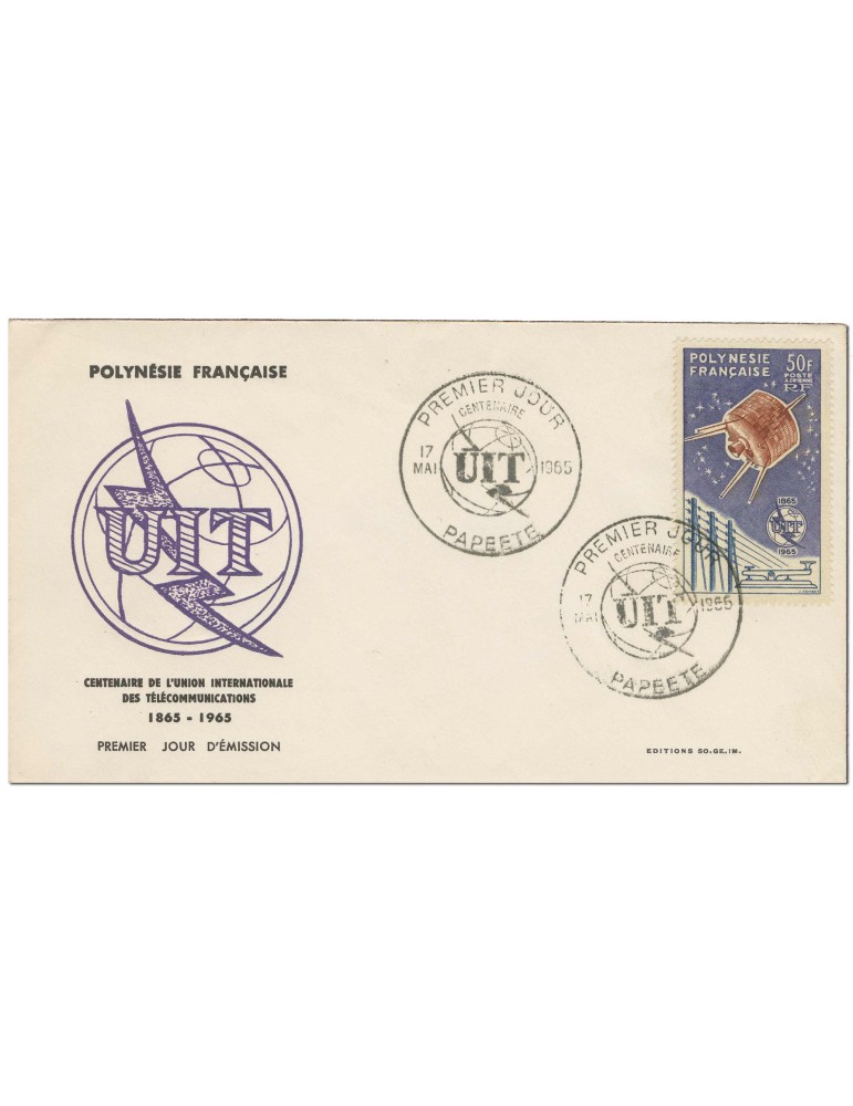 n° 10 obl. - Timbre POLYNESIE Poste Aerienne