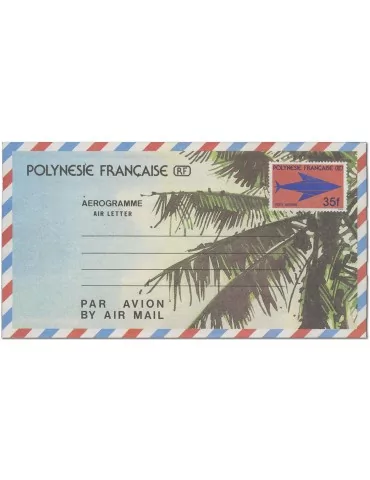 n° 4** - Timbre POLYNESIE Aerogramme