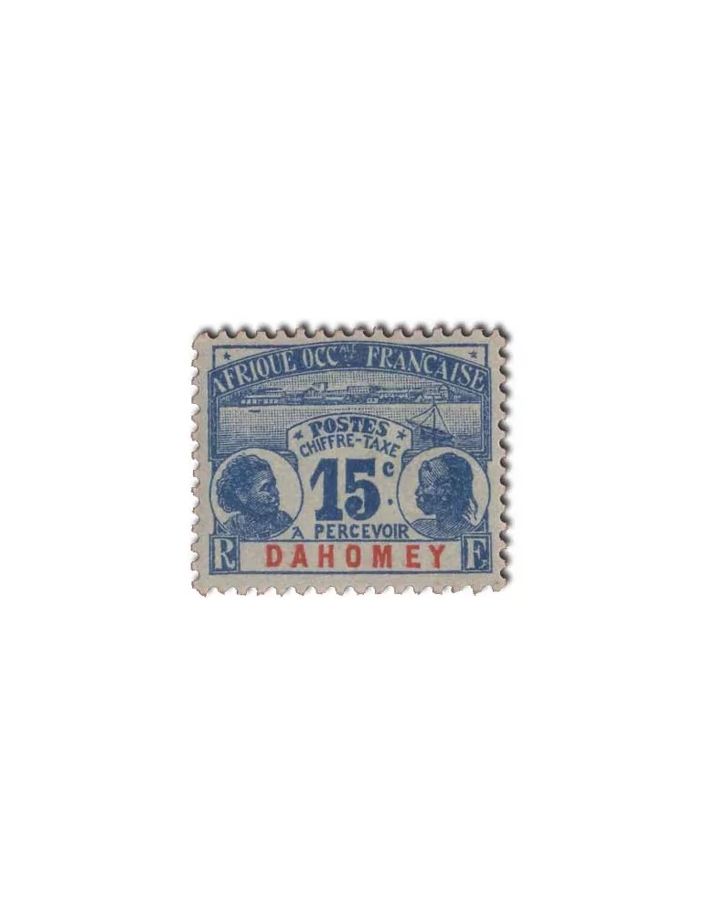 n° 1/8* - Timbre DAHOMEY Taxe