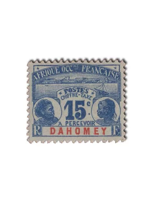 n° 1/8* - Timbre DAHOMEY Taxe