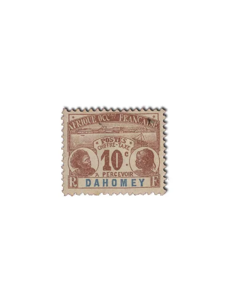 n° 1/8* - Timbre DAHOMEY Taxe