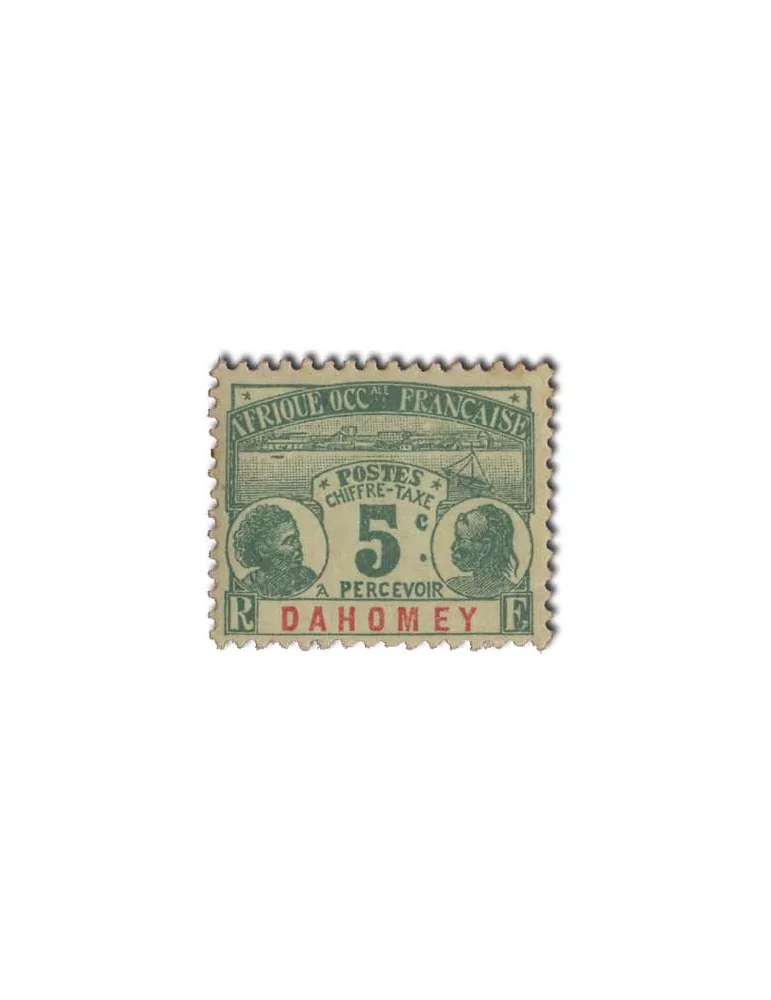 n° 1/8* - Timbre DAHOMEY Taxe
