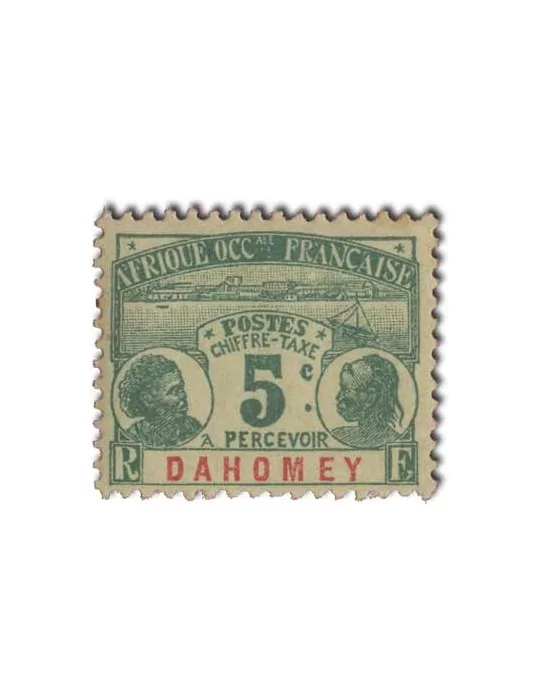 n° 1/8* - Timbre DAHOMEY Taxe
