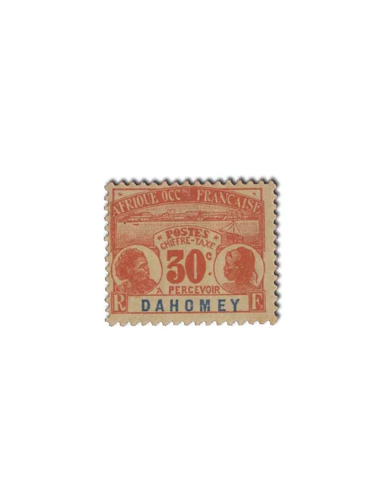 n° 1/8* - Timbre DAHOMEY Taxe