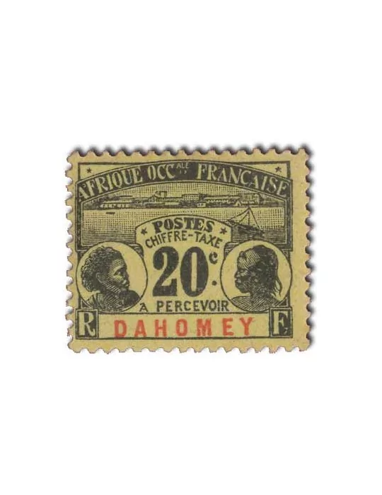 n° 1/8* - Timbre DAHOMEY Taxe