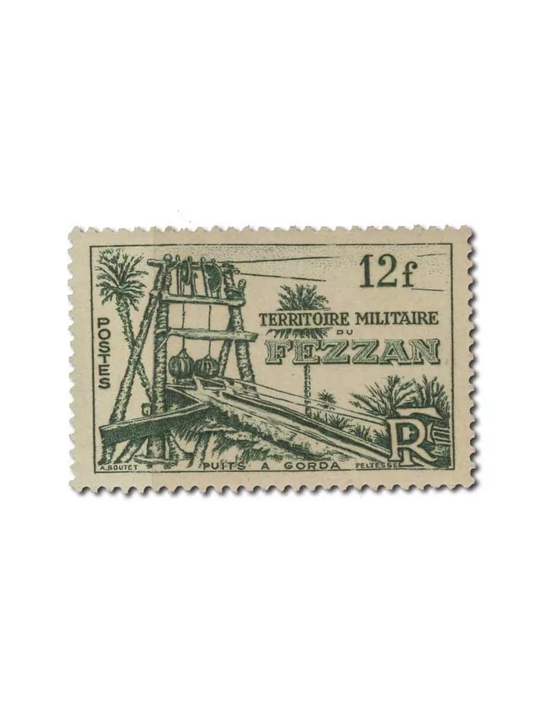 n° 43/53* - Timbre FEZZAN Poste