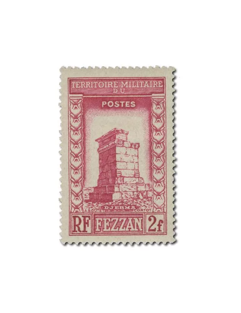 n° 43/53* - Timbre FEZZAN Poste