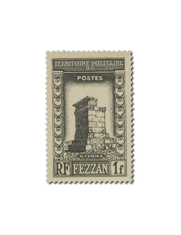 n° 43/53* - Timbre FEZZAN Poste