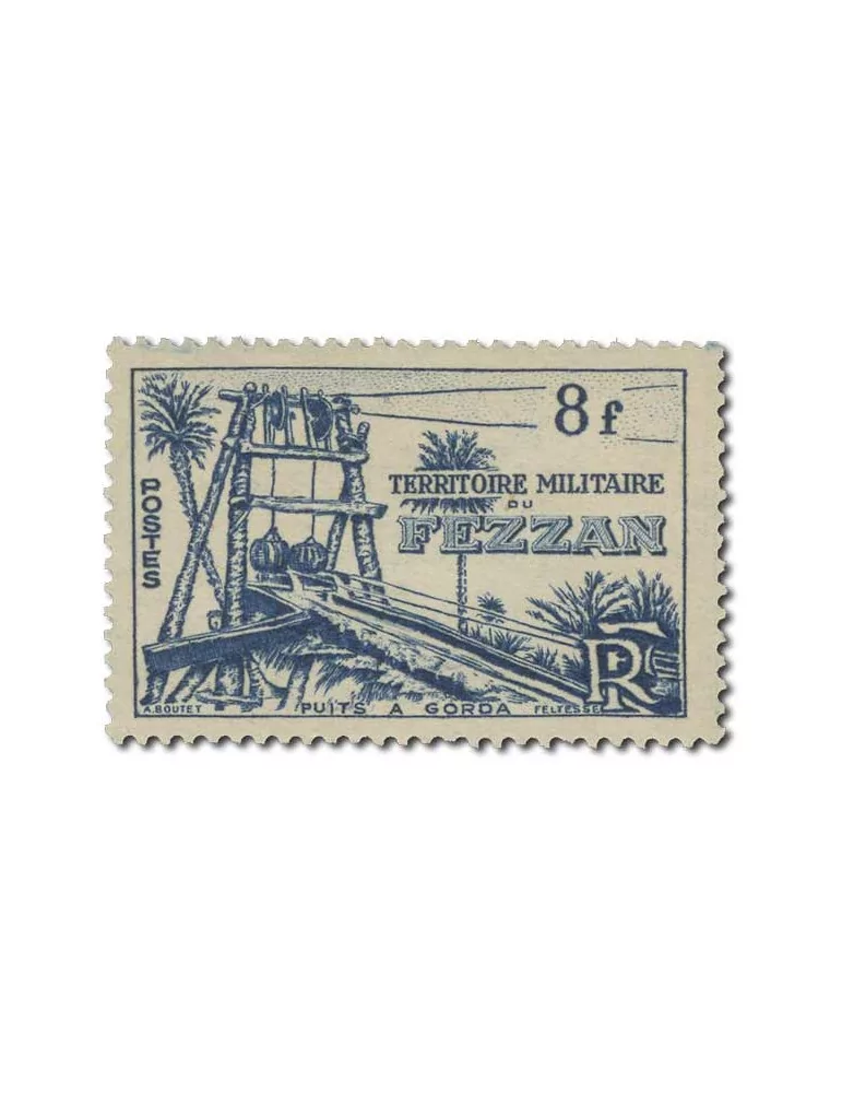 n° 43/53* - Timbre FEZZAN Poste