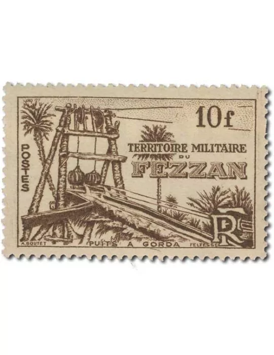 n° 43/53* - Timbre FEZZAN Poste