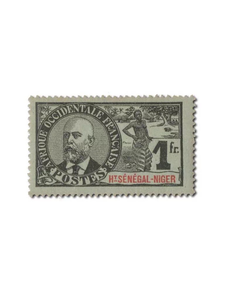 n° 1/17* - Timbre HAUT SENEGAL ET NIGER Poste