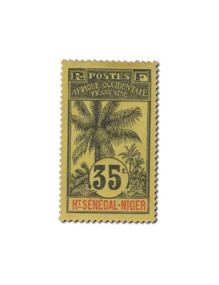 n° 1/17* - Timbre HAUT SENEGAL ET NIGER Poste