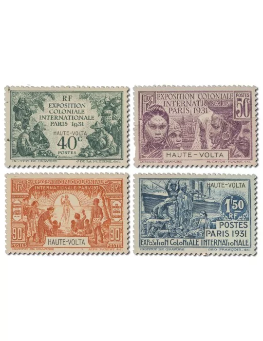 n° 66/69** - Timbre HAUTE VOLTA Poste